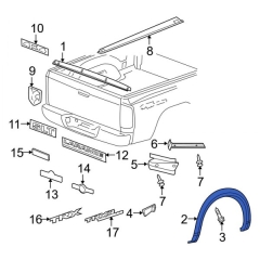 Kotflügelverbreiterung - Fender Flares  Ram Pickup 11-22